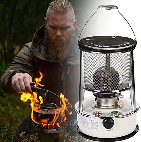 Générique Chauffage Au Pétrole, Chauffage Au Mazout De Kérosène Réchaud De Camping Efficace Portable pour Le Chauffage, Chauffage De Serre sans Électricité,White6L