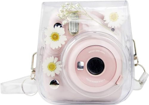 ZEEREE Reise Kameratasche für Fujifilm Mini 8/8S/9/11/12 - Gehäuse Mit Schultergurt, Vintage PU Leder
