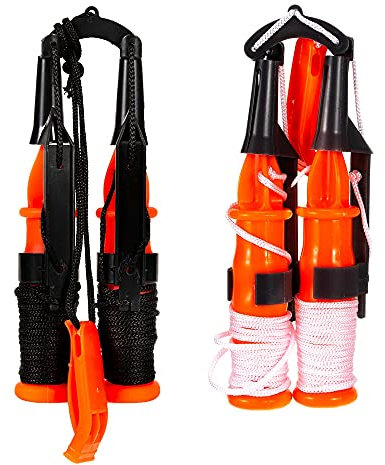 Vklopdsh Winter Ice Fishing Pick Chisel Portable Outdoor Life-Saving Hand with Key Strap Fishing Device Fishing Tool