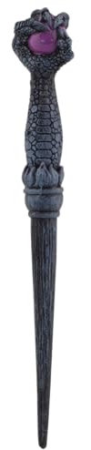VOGLER Joh. Vogler GmbH Zauberstab Drachenhand mit lila Glaskugel, aus Kunststein, handbemalt