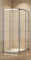 Aica Sanitär 80x80/90x90/100x100cm Duschkabine Runddusche Viertelkreis Duschabtrennung Dusche (90x90cm,QL)