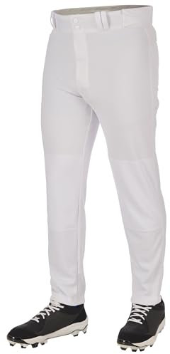 CHAMPRO Herren Triple Crown 2.0 Tapered Bottom Baseball Pants Hose, Weiss/opulenter Garten, Medium