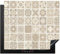 KitchenYeah© Copri Piano Induzione 60x52 cm Cucina Coprifornelli Copertura Protezione Cottura Tutto per la Cucina Mosaico - Vintage - Beige - Motivo - Fiori