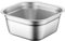 Amosfun Bacinella Quadrata In Acciaio Inox Capacità Pentola Per Frutta Ciotola Per Lavare Le Verdure Vasca Da Cucina Secchio Per Pasta Riso Buffet