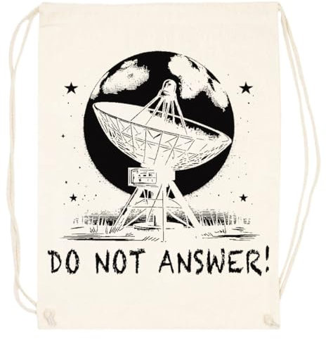 TAMBOOTEE Do Not Answer 3 Body Problem Sac De Sport Beige Avec Cordon De Serrage