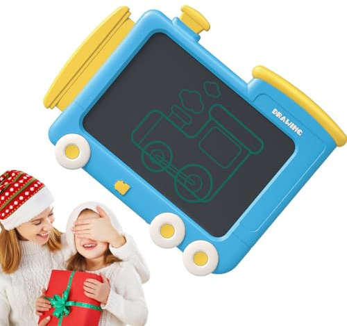 Schreibblock für Kinder, Zeichenbrett, LCD-Notizblock, Zeichenblock im Cartoon-Design für Kinder, Reisespiele, Aktivitäts-Lernspielzeug, LCD-Augenschutz für Lernen und Bildung