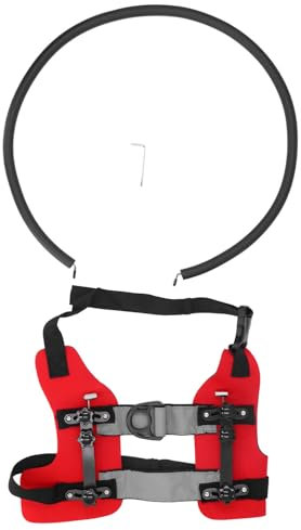 Pssopp Blindes Hundegeschirr, Verstellbarer Antikollisionsring, Hund Schützend Geschirr Weste Ring Blindenhund Geschirr Orientierungshilfe für Blinde Haustiere (M)