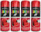 SDMAX Crimson Red Spray Paint, Fast Drying, Durable & Gloss Finish, Non-Cracking, Easy To Use, Long-Lasting, Lightweight And Portable, Interior And Exterior Use, 250ml (4PCS)