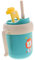 BESTonZON Vaso Térmico Infantil De Acero Inoxidable Con Escala y Asas Vaso Antiderrame Para Diseño Anticaída Para Hidratación Segura Casa y Movimiento