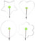 SHOWERORO Molde para Hacer 12 Piezas Creativo Resistente de Acero Inoxidable para Freír Escalfados