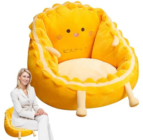 Cute Egg Chair Cushion, Floor Chair Cushion, Gaming Chair Cushion, Soft Seat Cushion, Soft Chair Cushion for Bedroom Use, Perfect for Floor Seating and Comfortable Reading