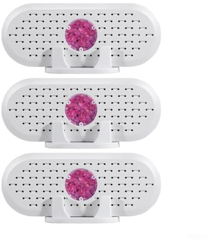 Rechargeable Mini Dehumidifier - Portable Electric Dehumidifiers Mini Air Dryer - Absorbs Moisture Home, Closets, Cabinets, Bathroom(3 Pack)