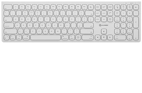 Alogic Echelon USB-C Rechargeable Wireless Keyboard for macOS | Keyboard with Numeric Keypad, Wireless, Bluetooth, Rechargeable. Works with Mac, iPad, or iPhone