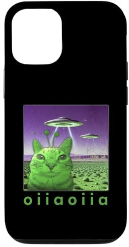 Lustige Alienkatze Oiia Oiia Meme Grafik Hülle für iPhone 12/12 Pro