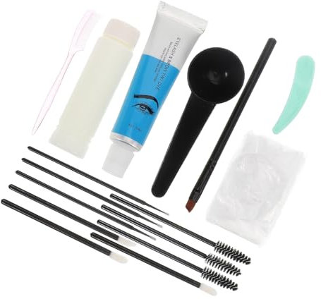 Healvian 1juego Kit De Tinte De Cejas Gel De Cejas Marrón Completo Fórmula y Para Casa y Profesionales