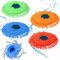 Wasser Frisbee,4 Stück Wasser-Wurfscheibe,Wasser Wurfscheibe aus Schaumstoff und Silikon,Wurfscheibe Wasserspielzeug,Wasserspielzeug Pool für Kinder,Sommer Spaß
