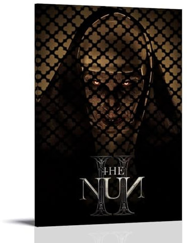 YSHCHEN Leinwandposter The Nun II, klassische und wunderbare Filme und TV-Serie, Wandkunst, dekoratives Gemälde, Schlafzimmer, 40 x 60 cm, Rahmenstil