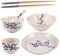 Warmhm 1Ensemble Vaisselle Céramique Japonaise Bol Assiette Tasse Plat Baguettes Décoration Blossom