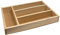 Acan Tradineur - Cubertero de Madera, 4 Compartimentos, Organizador de Cubiertos, Bandeja, Porta Utensilios para cajón, Cocina - 31,3 x 20,4 x 4 cm