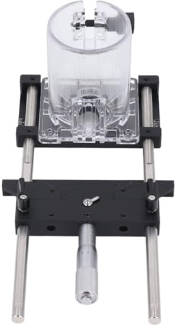 ZASCHMOY Jig a Flacing del Router con Precisione 0,01 Mm, Lega di Alluminio per Lavorazione del Legno, Supporti per Gamma 0-18 Mm e Applicazioni Router 65