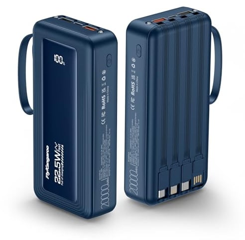 27000mAh Power Bank, 30W Fast Charging Portable Charger(DarkBlue)