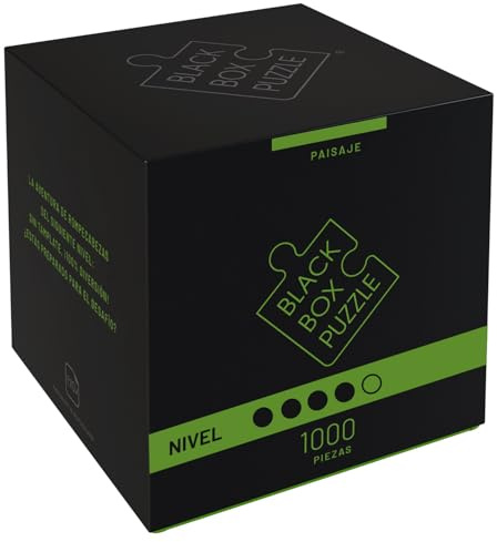 Black Box Puzzle 1000 Teile - Blackbox Puzzel mit Überraschungs-Motiv ohne Vorlage, schweres Puzzle Erwachsene anspruchsvoll, Puzzle-Box Landschaft (2024)