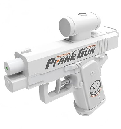 Blaues Prank Wasserpistole, Herrenfreundliche Battle Water Gun mit Zwei Schussmodi, lustige Schlechte argumente Wasserkampf-Waffe für Outdoor-Spiele und Partys (white)