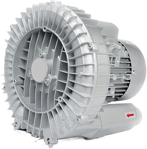Ventilatore rigenerativo, 220V/380V Ventilatore a canale laterale ad alta pressione ad alta pressione con anello vortice monofase/trifase per aerazione delle acque reflue, pompa per vuoto industriale