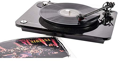 Platine Vinyle Elipson pré-amplifié Bluettoth Chroma Carbon - Made in France - Finition Carbone