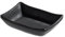 MAQA 1 pz Ciotole salsa di soia in melamina 9.2x6.8 cm H 3 cm, porta salsa sushi, piattino nero