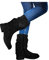 Stivaletti Invernali Donna Sopra il Ginocchio con Tacco Caldo Anfibi Sexy Pelle Elasticizzati Western Boots Stivali Cowboy Larghi Morbidi Vintage Stivaletti Stivali Alti Curvy Camoscio
