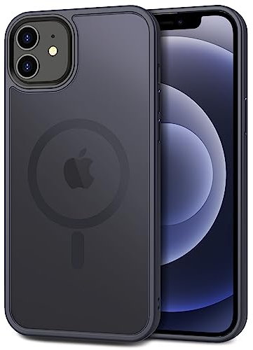 CACOE Magnetic Case for iPhone 12/12 Pro Compatible with MagSafe,Cover Protective Shockproof Anti-Fingerprint Dark Blue