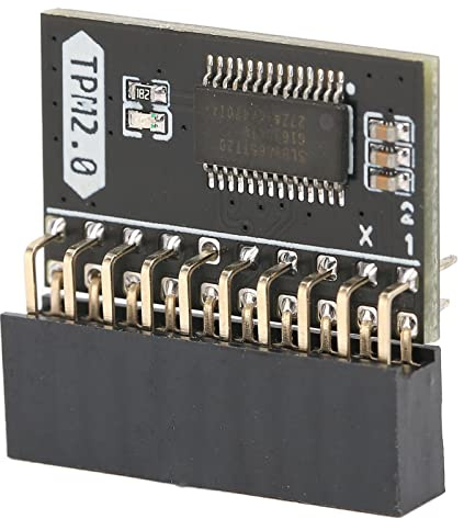 Tbest Tpm-Modul, Tpm 2.0 20Pintpm 2.0 Verschlüsselungssicherheitsmodul 20Pin 2 10P Eigenständiger Kryptoprozessor Tpm 2.0-Modul