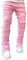 Geagodelia Jeans da Uomo Strappati Slim Fit Pantaloni in Denim Casual Hip-Hop per Uomo Ragazzo S-XXL Regalo (Rosa, L)