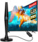 FADISH TV Aerial - Indoor TV Aerial for Smart TV with Signal Booster - Digital TV Aerial for Freeview TV 280+ Miles Long Range Support 4K 1080P TV