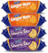 McVities' Fiery Ginger Nuts Cookies, 250g & Fruity Shortcake Biscuits, 200g (Pack of 4)