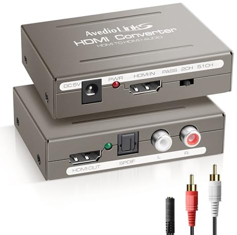 HDMI Audio Extractor (4K 30Hz Grey)