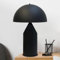 bamyum Lipeo Tischlampe Retro, Pilz Lampe Klein Schwarz, Pilzleuchte, Tischlampe mit Kabel, Retro Nachttischlampe, Vintage Tischleuchte Schwarz, Pilzlampen Wohnzimmer, Nachttischleuchte