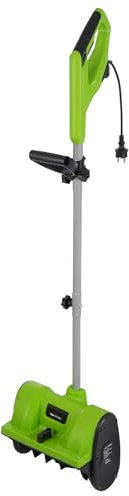 Grün Elektrische Schneefräse, PP Schneekehrmaschine Schneefräse, für Wohnhäusern Fabriken 33 * 21 * 140cm