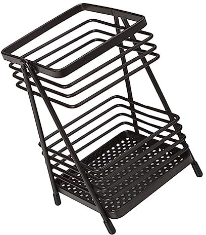 OFFSCH Porta palillos instante escurridor de cubiertos enchufar alimento Portacucharas y espátulas soporte para utensilios de cocina portacucharas para mostrador de cocina planchar Black
