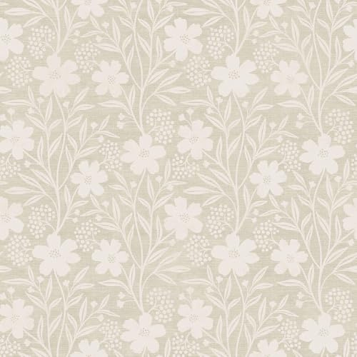 Arthouse Berry Floral Themed Traditional Countryside Style Wallpaper with Flowers and Berry Fruit Prints for Cottages Feature Walls Bedrooms Neutral (100363AH)