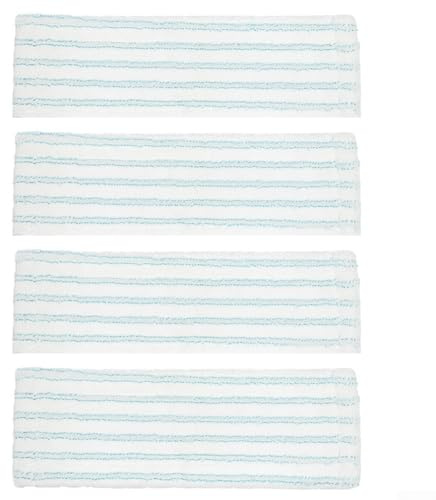 Eawfgtuw Ersatz-Wischbezug für XL und XL Cotton Plus Bodenwischer, 2 Stück, türkis, waschbar, für harte Böden, Fliesen, Laminat und (4 Stück)