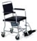 WIMED Sedia Comoda Imbottita Con Rotelle, PU