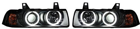 Projektor Scheinwerfer LHD Angel Eyes CCFL schwarz E36 Coupe Cabrio 90-99