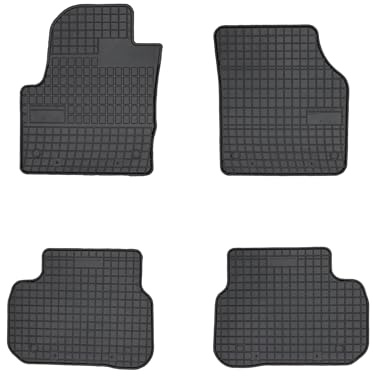 FROGUM EL Toro Gummimatten Ganzjähriges-Set von Autofussmatte Auto Fußmatten für Land Rover Discovery Sport 2014-2019 | Beständiges Gummi Material | 1,5cm Schutzkante