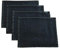 Lemos Home Tischsets 4 Stück Jeans Denim Baumwolle 46x36 cm Blau Platzset Premium Qualität …