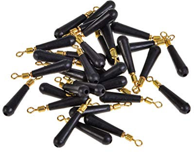 LIOOBO Gummistopper Angel Fischerei Bobber Stopper Roll Kupferkopf Drift Float Stecker Angelgerät Größe S 100 Stück