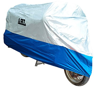 AHL L Blau Wasserdicht Kälteschutz Regenschutz Staubdicht Faltgarage motorradgarage Motorroller abdeckplane Roller Abdeckung Motorrad abdeckplane Motorradabdeckung