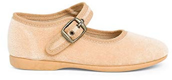 Pisamonas Scarpe Bambina Velluto Fibbia Misurare 19 Colore Cammello