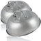 BBQ-Toro Edelstahl Wärmeglocke (2 Stück) | Ø 23 cm | Servierglocke, Glosche, Burgerglocke Edelstahl, Speiseglocke, Melting Dome, Grill Glocke, Burger Glocke, Schmelzglocke Grill